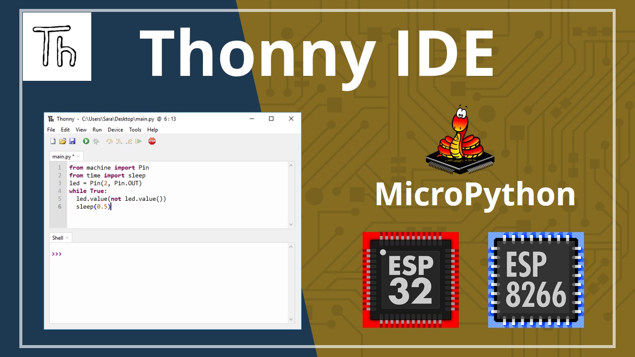 Getting Started with Thonny MicroPython (Python) IDE for ESP32 and