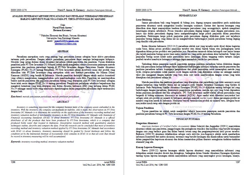 Setiap artikel direview oleh para pakar secara double blind peer review system. Review Jurnal 10 Perencanaan Dan Pengendalian Manajerial Welcome To My Blog