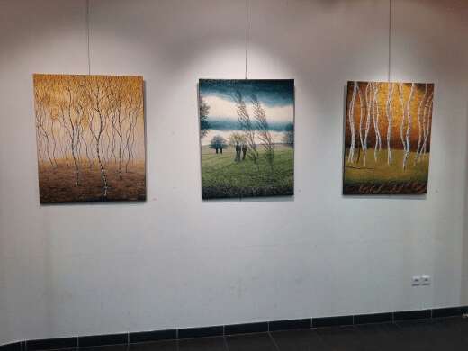 Murmures D Arbres Exposition Salle Paul Hemery A Phalempin 2016 Raphael Seygnovert Artiste Peintre