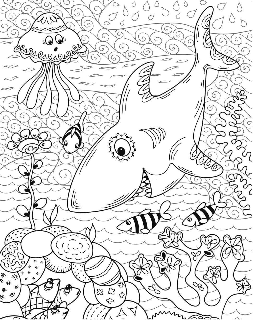 ocean coloring pages 100 pictures free printable