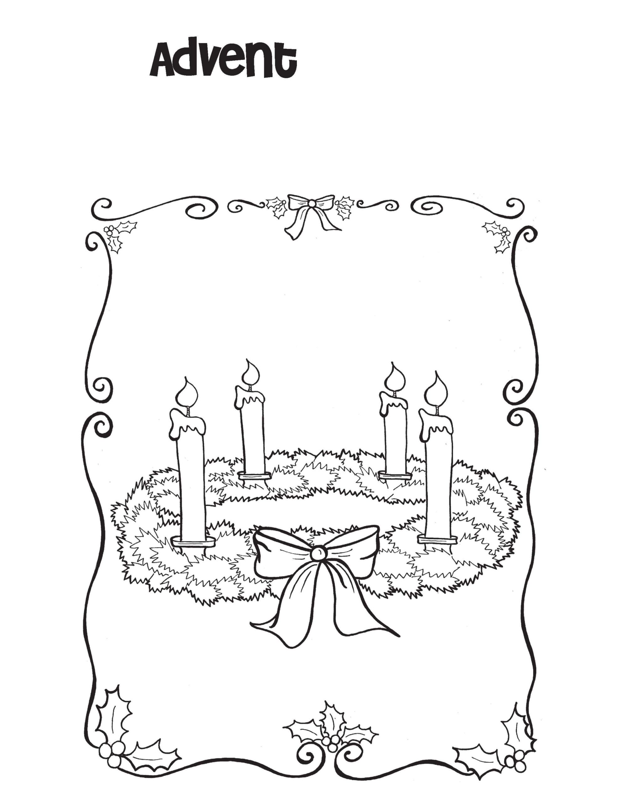Here are some great advent coloring pages for you and your family to share, to get quiet,. Advent Coloring Pages 100 Pictures Free Printable