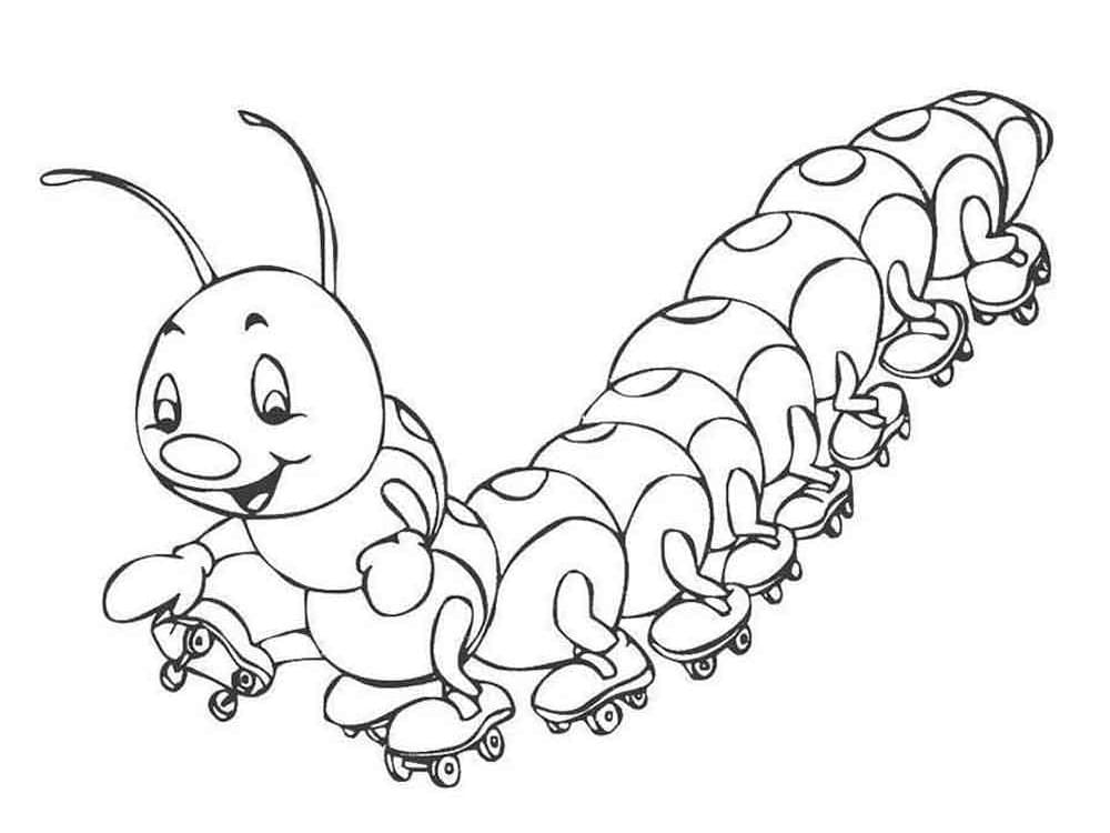 We have tons of fun bug coloring pages! Caterpillar Coloring Pages