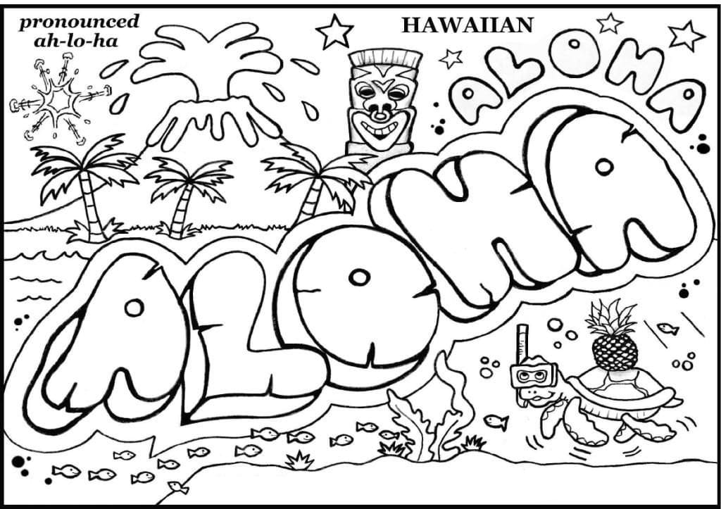 Printable penguin coloring sheets and facts for kids. Graffiti Coloring Pages 100 Pictures Free Printable