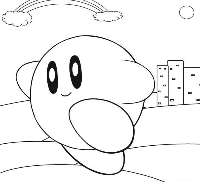 kirby coloring pages 100 pictures free printable