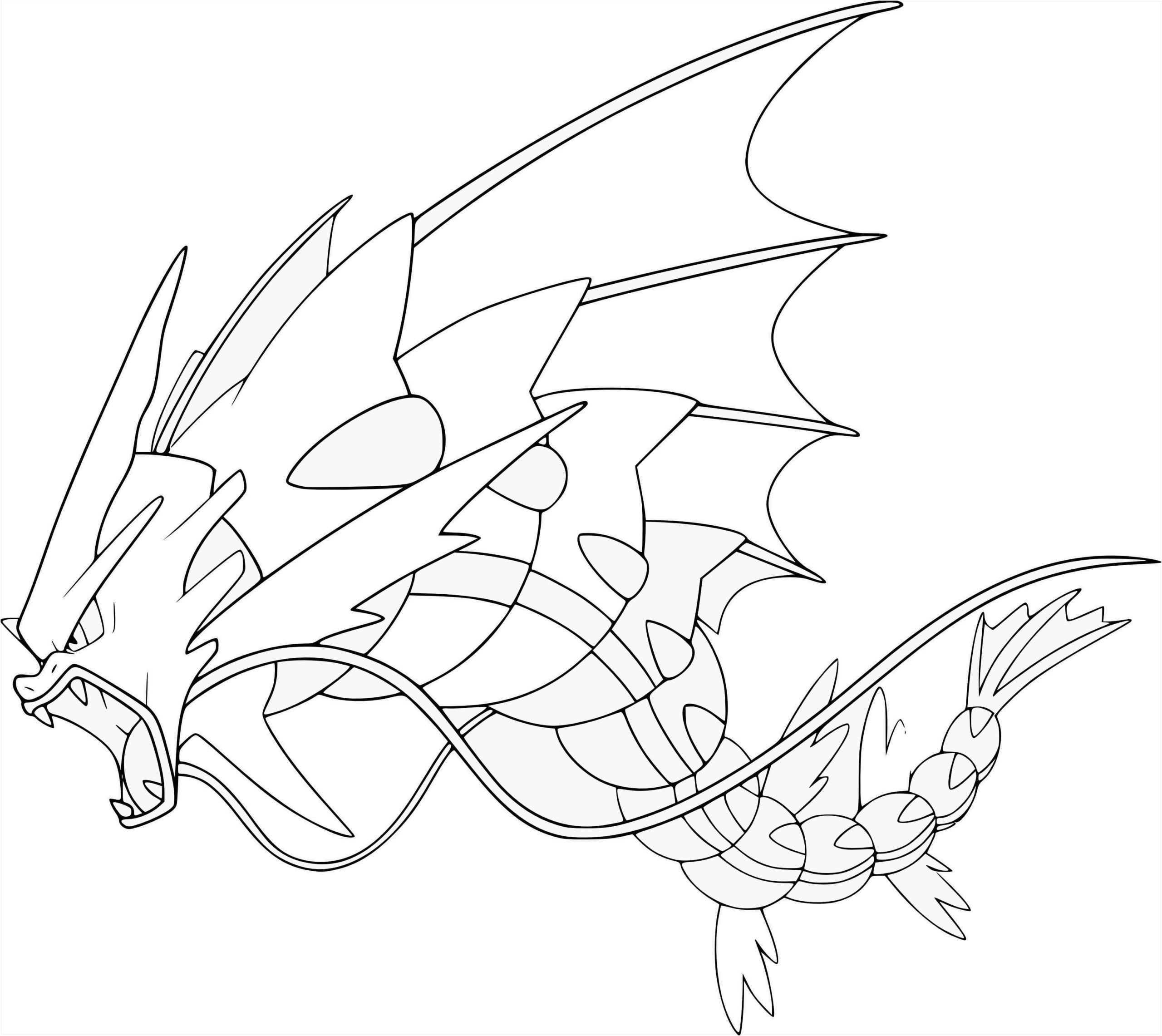 mega pokemon coloring pages