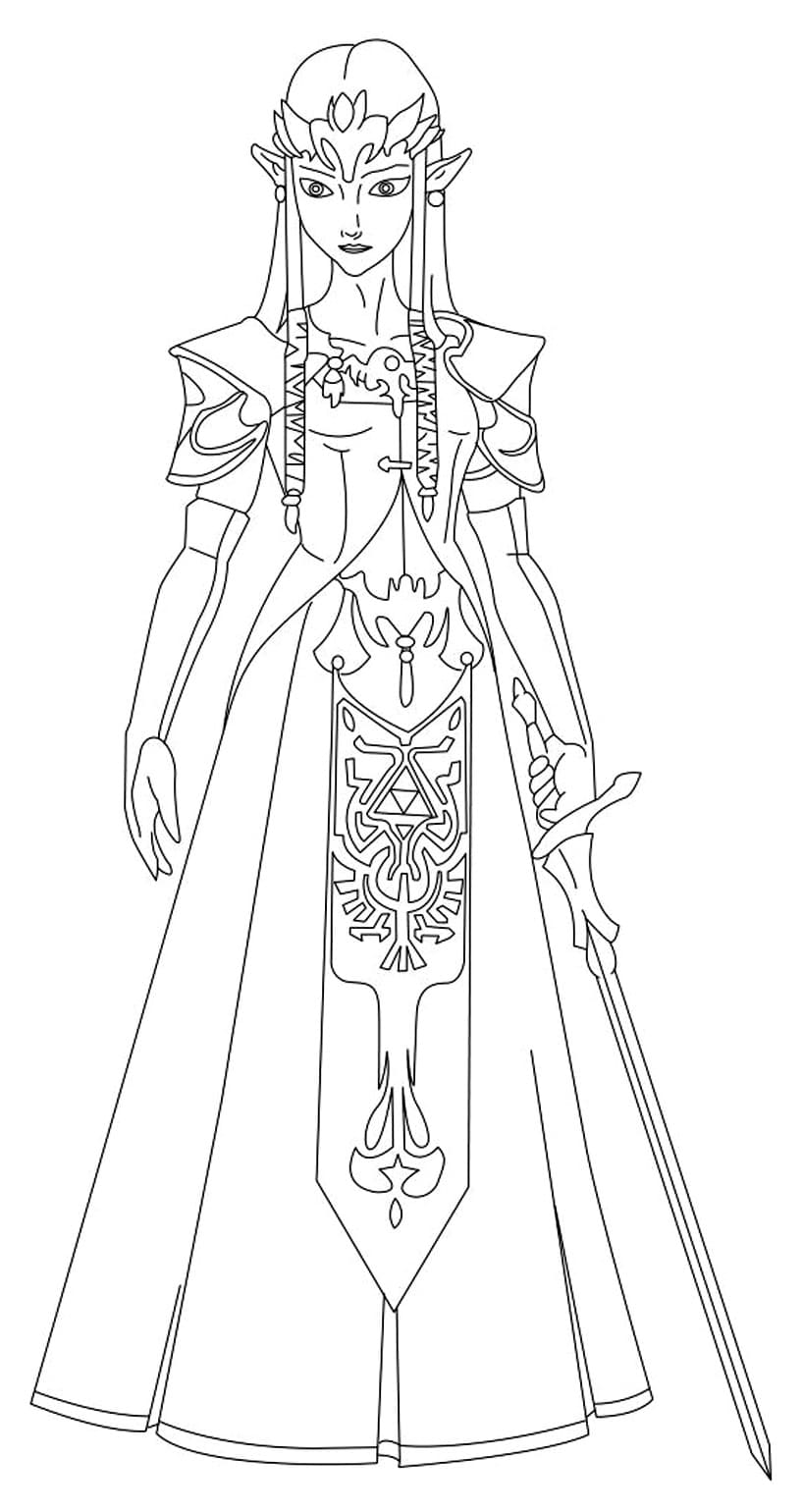 Coloring Page Zelda - The Legend Of Zelda Coloring Pages Printable Pdf Coloringfolder Com Coloring Pages Coloring Pages For Kids Legend Of Zelda :