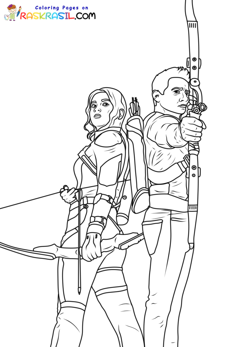 Marshmello fortnite coloring pages presents the attention of young artists one of the characters of the popular computer game. Hawkeye Coloring Pages