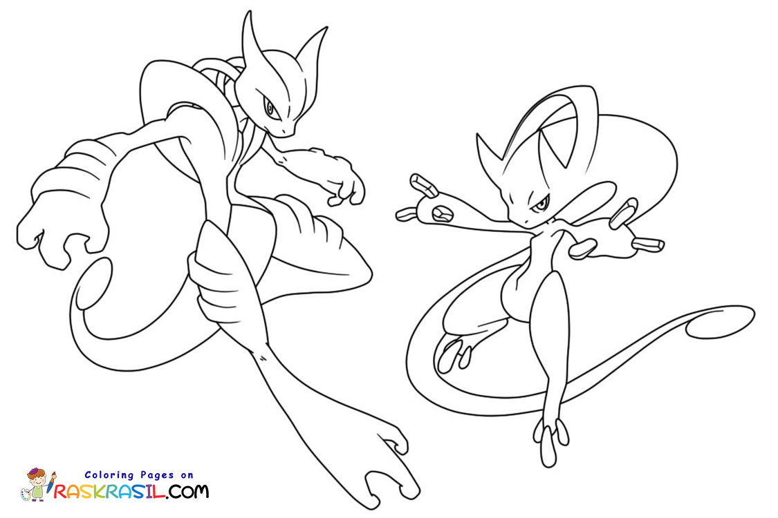 mega pokemon coloring pages