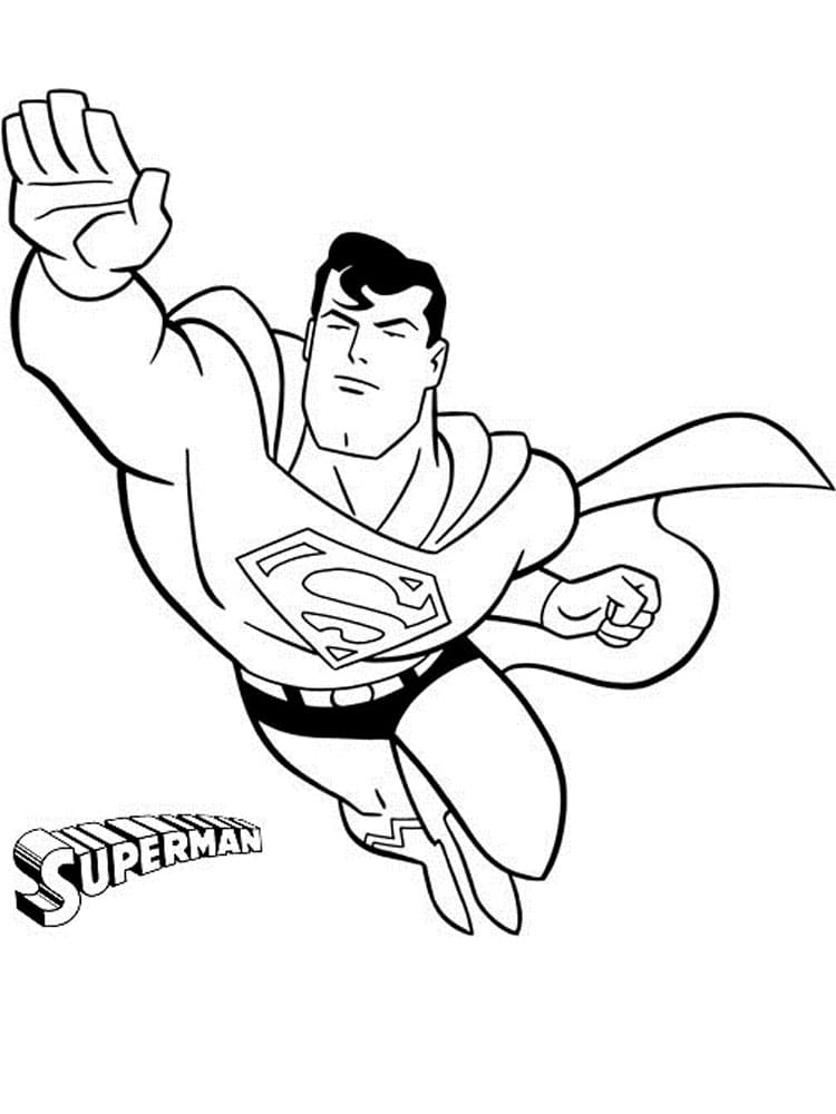 Disegni Di Superman Da Colorare 110 Immagini Per La Stampa Gratuita