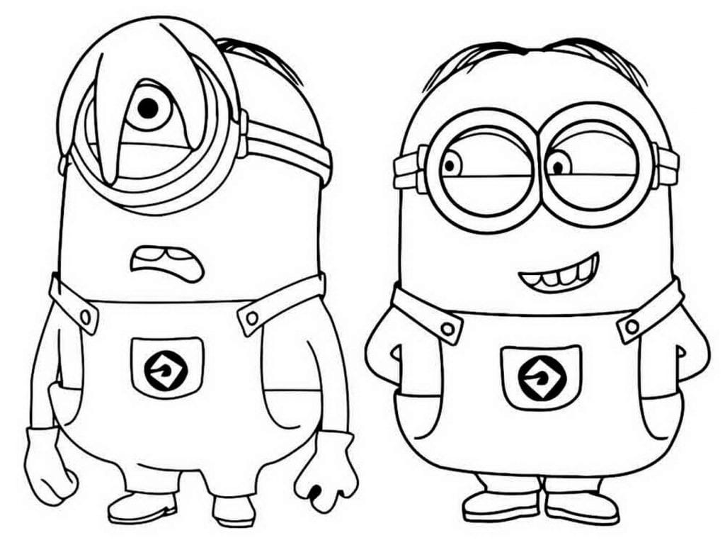 Convite minions para editar e imprimir. Minions Coloring Pages 110 New Pictures Free Printable