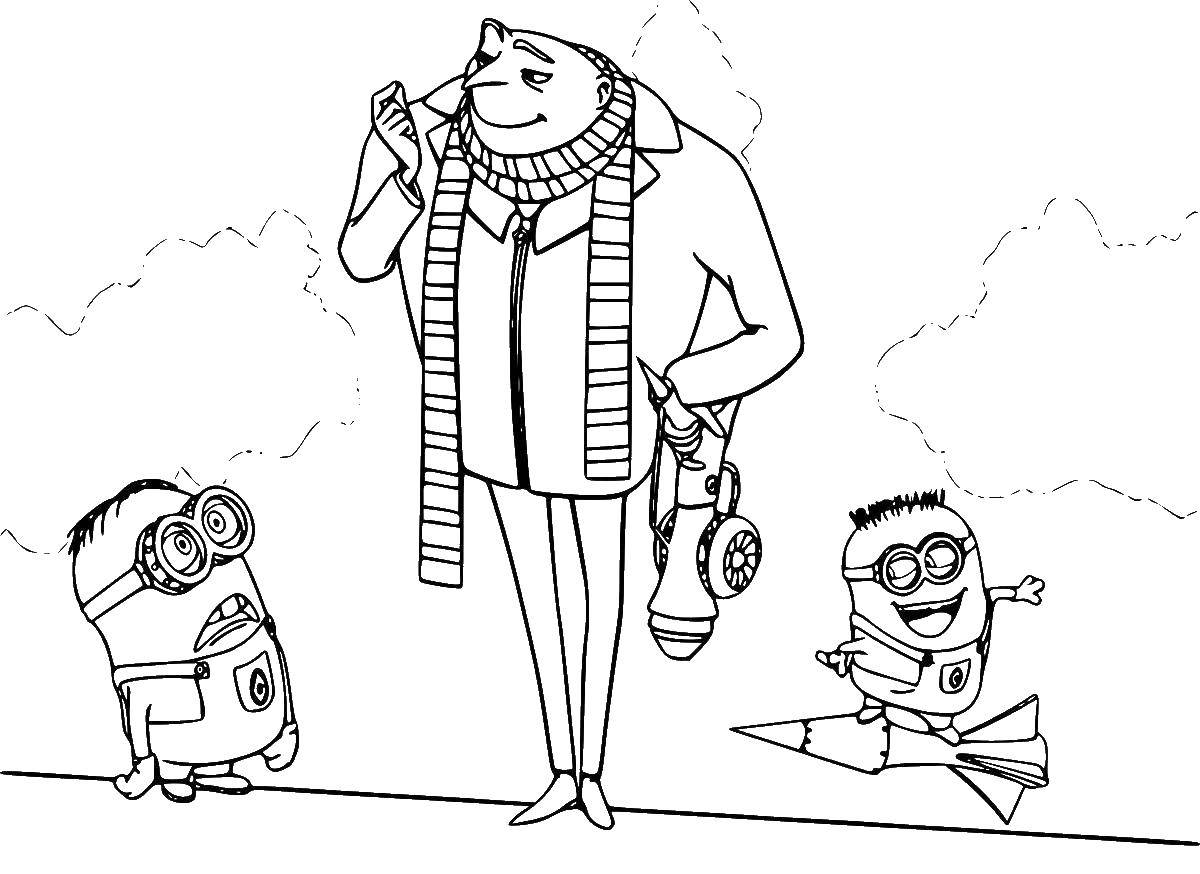 Er ist sehr klug und intelligent. Ausmalbilder Minions 110 Malvorlagen Kostenlos Zum Ausdrucken