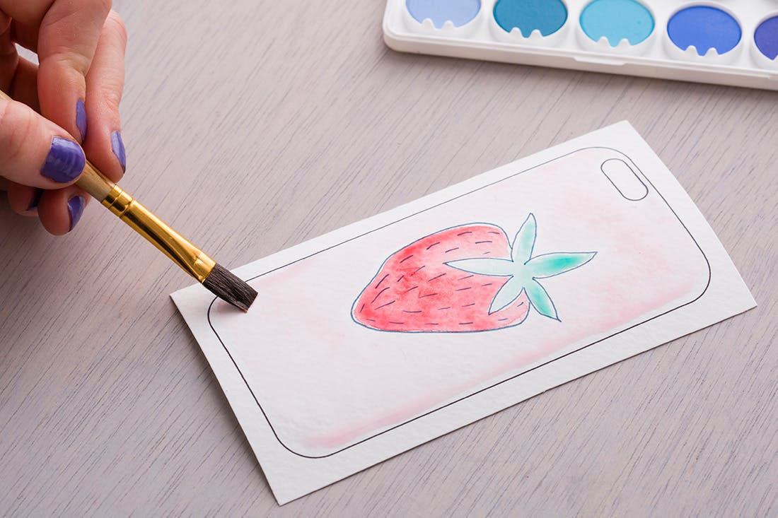 идеи для чехлов рисовать на бумаге