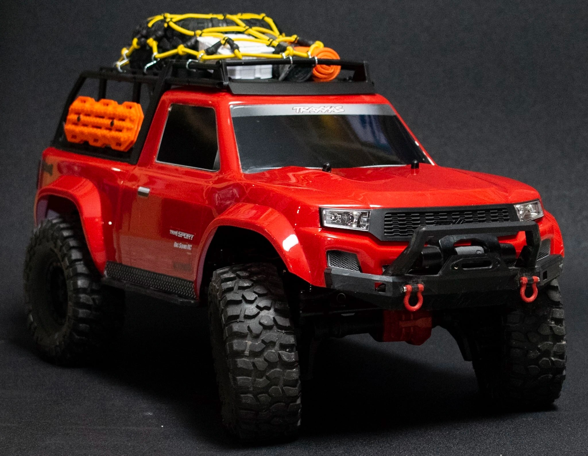 Griglia A LED In Metallo Nero Per Traxxas TRX-4 – Copri Fanale Anteriori Per Auto RC Crawler 1:10