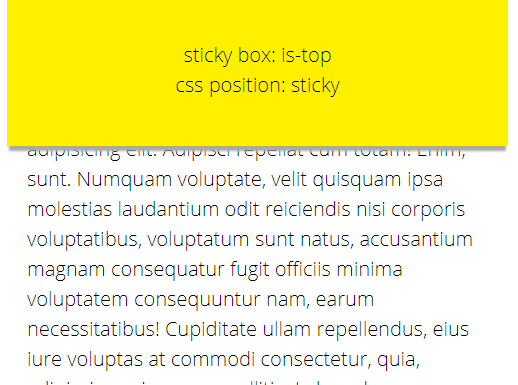 Responsive Position Sticky Top Or Bottom Reactscript