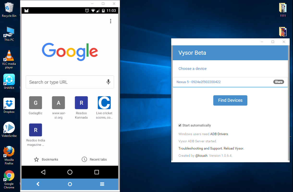How to Screencast Android phone to Computer? Readoo India