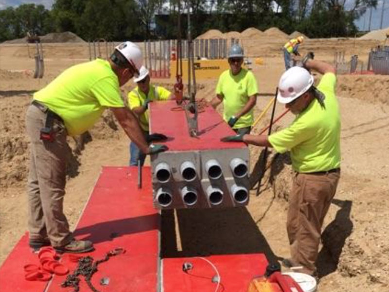 Installation Benefits of RedEDuct Electrical Duct Bank