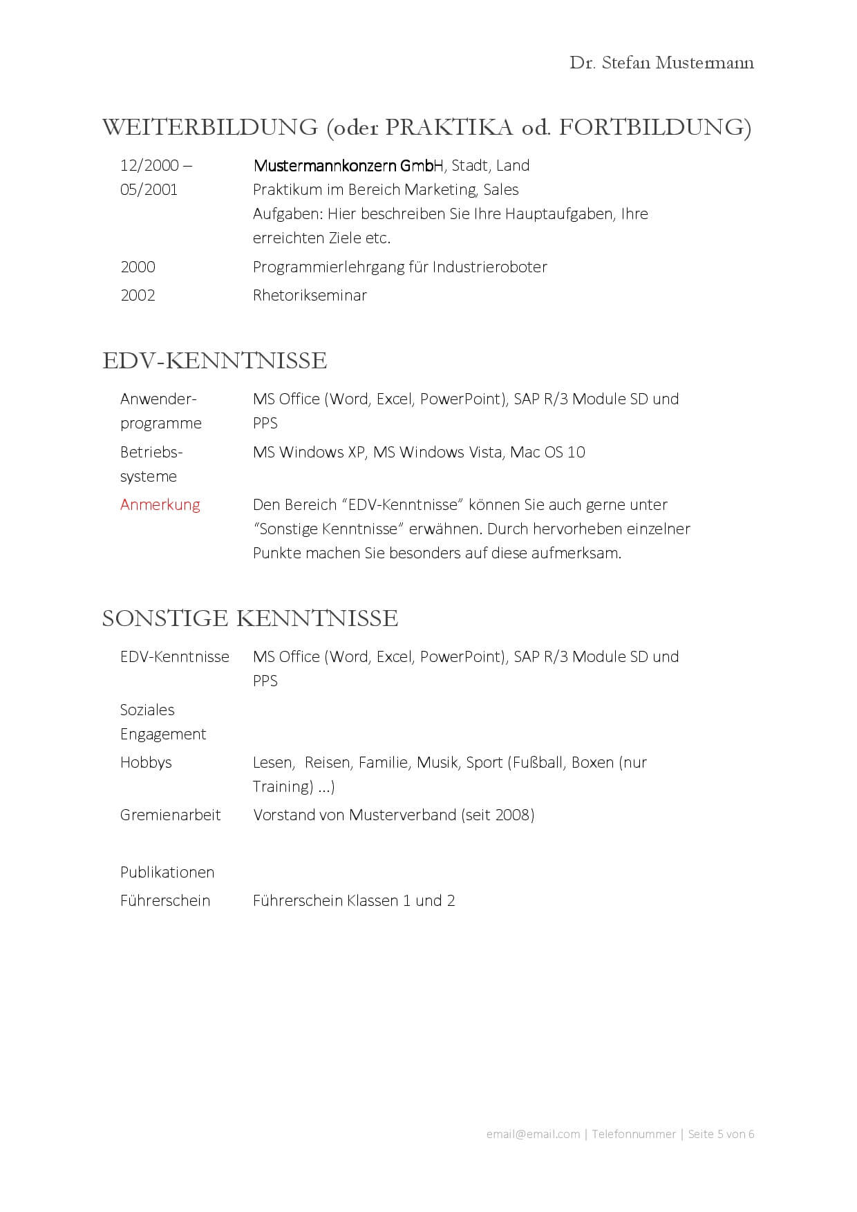 Die vorlagen von lebenslauf.de bieten dir einige vorteile: Kostenlose Lebenslauf Vorlagen Von Personalberatern Erstellt