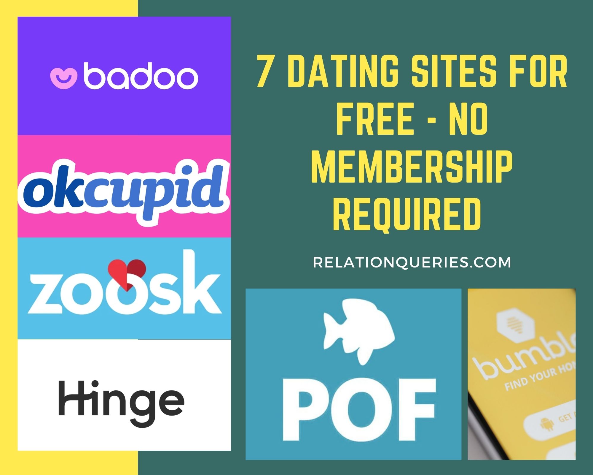 Unfortunately, it can also be difficult to navigate the pitfalls and disappointments that come with dating. 7 Dating Sites For Free No Membership Or Payment Required In 2021