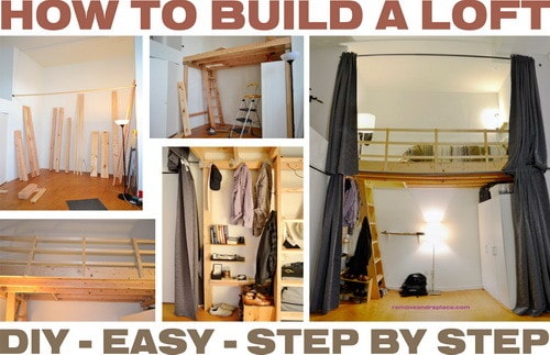 Build DIY Build your own garage storage loft PDF Plans 