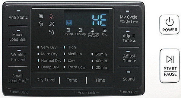 To, ts, te or te3. Samsung Dryer Error Codes What To Check How To Clear