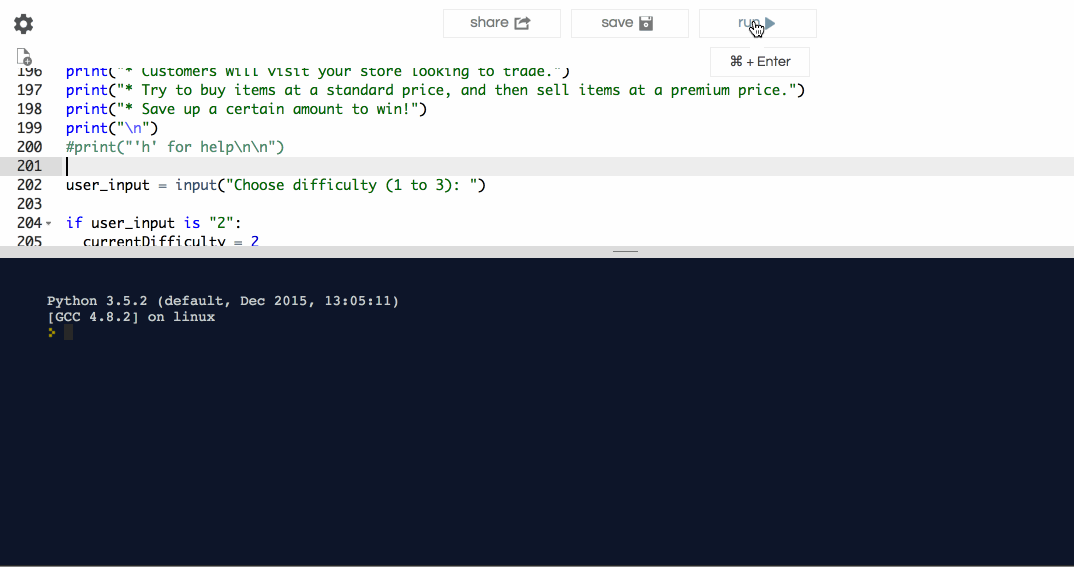 Be cautious when using a while loop! Replit Infinite Loops