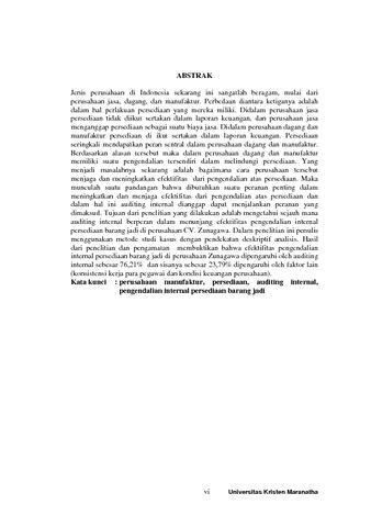 Persediaan penjualan barang dagangan di toko sumber rejo semarang dan juga. Peranan Auditing Internal Dalam Menunjang Efektivitas Pengendalian Internal Persediaan Barang Jadi Di Perusahaan Manufaktur Studi Kasus Cv Zunagawa Mcurepository