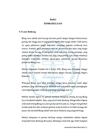 Hal ini kurang menguntungkan bagi upaya pelestarian jenis elang jawa . Kampanye Mengenalkan Burung Elang Jawa Kepada Anak Anak Sekolah Dasar Di Kota Bandung Mcurepository