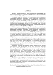 Polisemi adalah relasi makna antarkata yang sering digunakan dalam beberapa kalimat atau konteks yang berbeda. Pembelajaran Meng Analisis Makna Kata Polisemi Dalam Teks Cerpen Dengan Menggunakan Metode Teams Games Tournament Pada Siswa Kelas X I Sma N Egeri 1 Batujajar Tahun Pelajaran 2015 2016 Repo Unpas