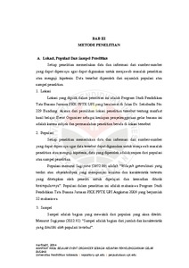 Setiap kegiatan yang diselenggarakan bertujuan untuk memperoleh keuntungan di kedua belah pihak, baik penyelenggara maupun yang hadir pada saat kegiatan berlangsung. Manfaat Hasil Belajar Event Organizer Sebagai Kesiapan Penyelenggaraan Gelar Busana Upi Repository