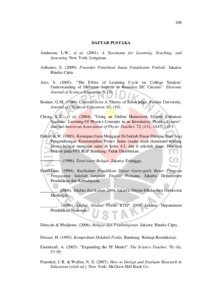 Kolasi, viii + 134 hlm; PENERAPAN MODEL SIKLUS BELAJAR HIPOTETIKAL DEDUKTIF 7E