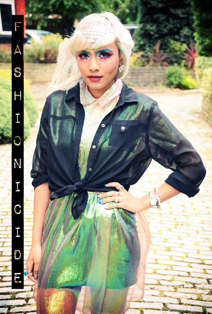The Sheer Celestial Iridescent Dress and Hello 2015!