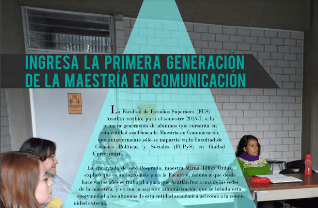 Maestría en comunicación