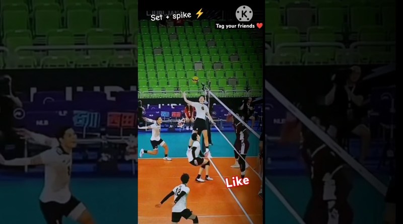 volleyball super set +spike 🔥||#volleyball #spike #attitude #status #shortsviral #trendingshorts