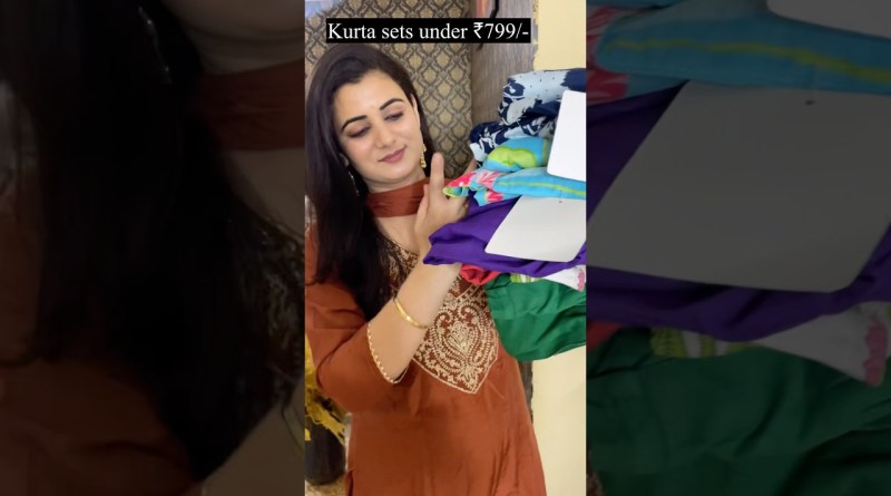 Ye video check kiya? Collection under ₹799/- Only #beginnerscreativity #fashion #cottonkurtaset