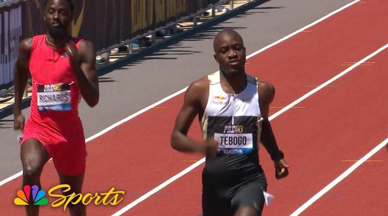 Olympic champion Letsile Tebogo posts 200m WORLD LEAD at Prefontaine Classic | NBC Sports