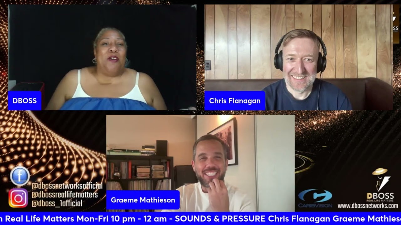 Real Life Matters DBoss with SOUNDS & PRESSURE Anthology Series Chris Flanagan  Graeme Mathieson