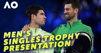 2026 Australian Open Mens Singles Final trophy presentation | Wide World of Sports