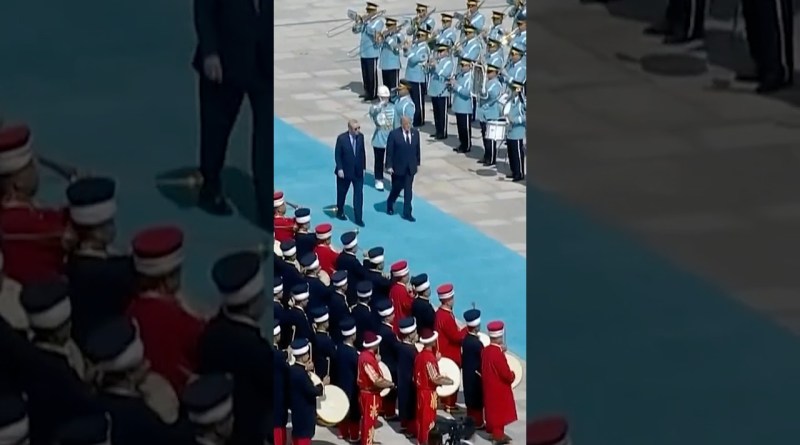Trump Arrives at Turkey Presidential Palace for NATO Summit