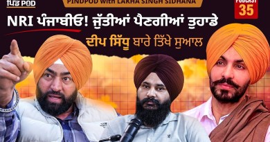 ਦੀਪ ਸਿੱਧੂ ਬਾਰੇ ਤਿੱਖੇ ਸਵਾਲ | Deep Sidhu | Pindpod | Podcast Ep 35 | Lakha Sidhana | Jagdeep Thali