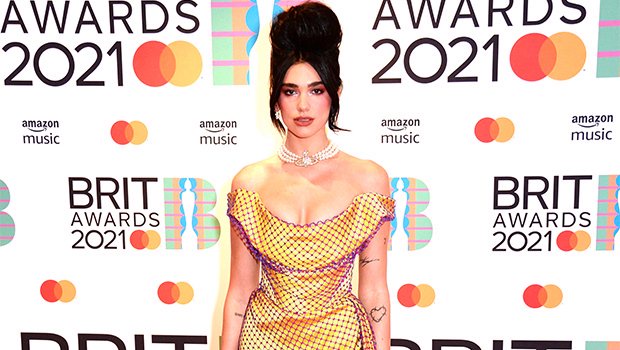 Dua Lipa Brit Awards 2021 - Dua Lipa Stuns At The 2021 Brit Awards In Retro Mini Dress Black Stockings See Pic Opera News