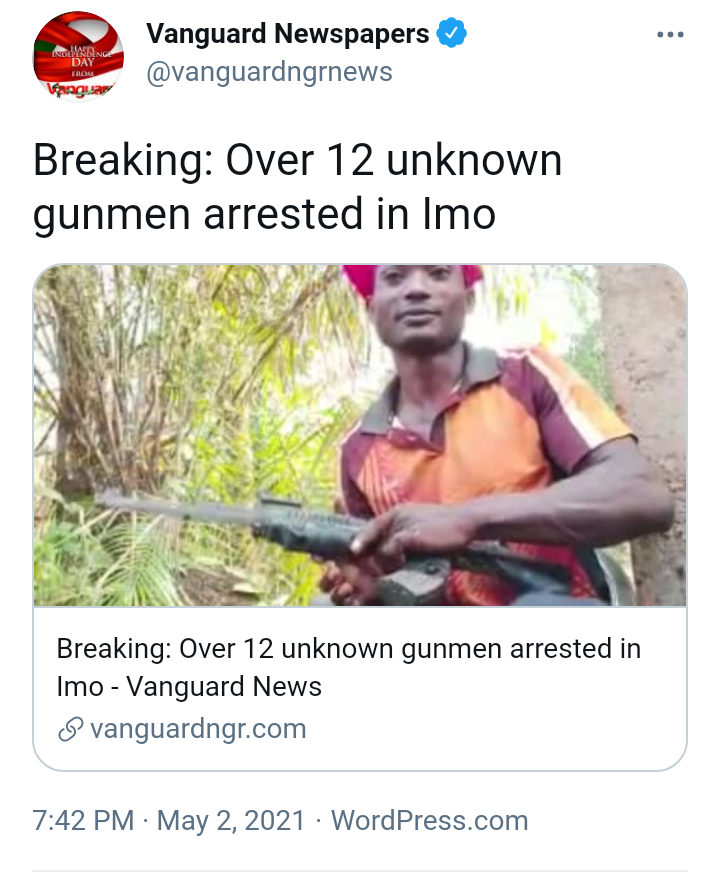 vanguard was established in 1984 by veteran journalist sam amuka pemu together with his three friends. Gender Vanguard Opera News Nigeria