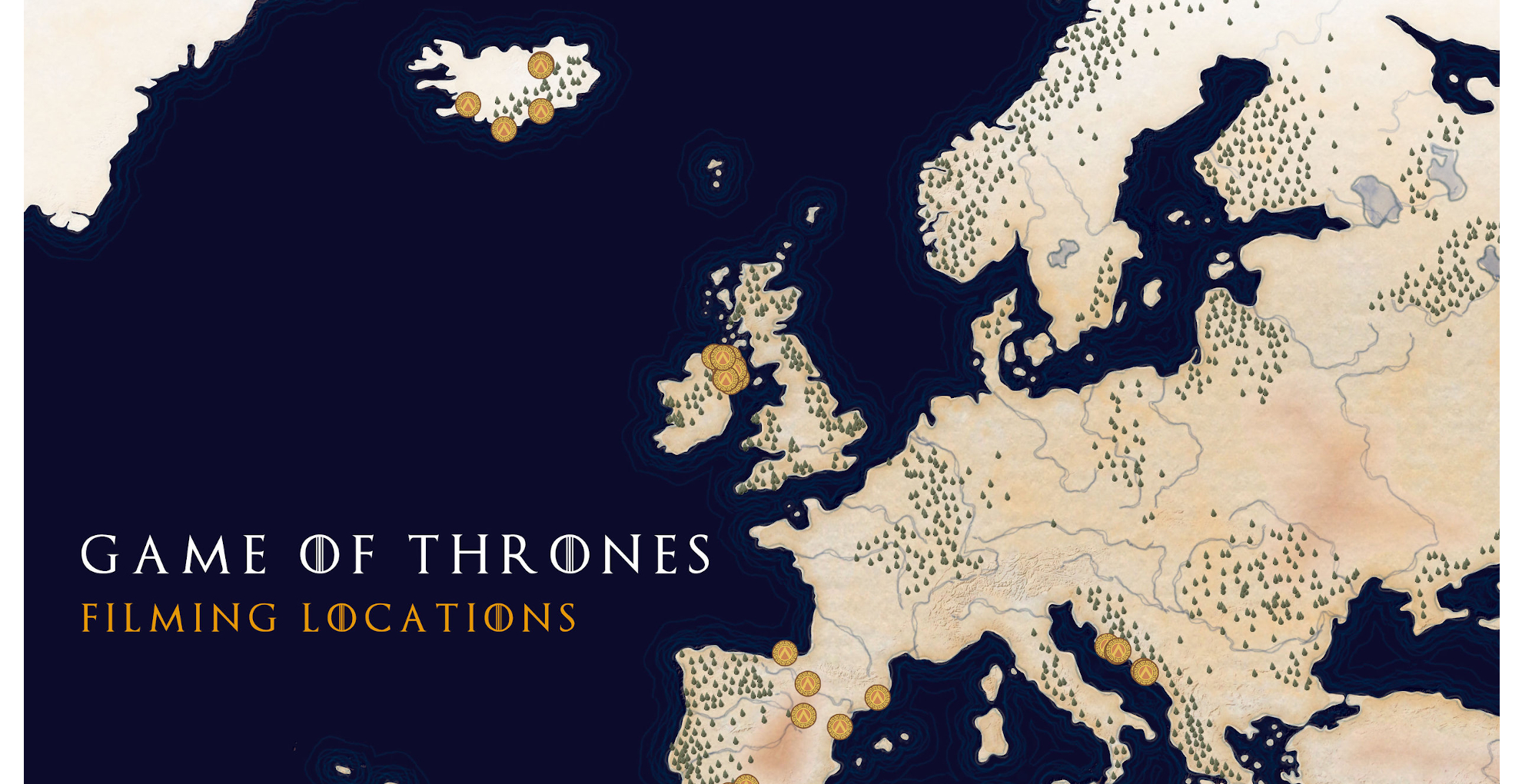 Everyone's favourite fantasy drama returns to our screens for its highly . On The Map Game Of Thrones Filming Locations Resource Centre Esri Uk Ireland
