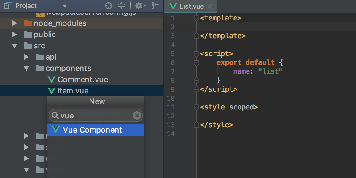 Vue Js Phpstorm