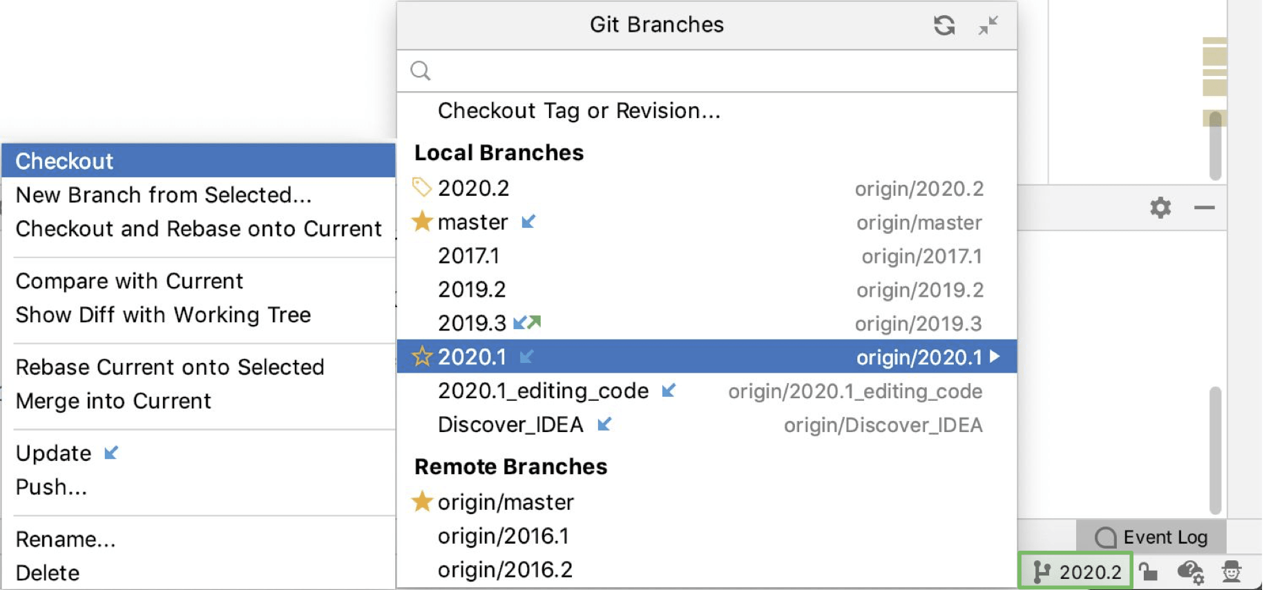 · how to fix the 'login is not available' error on origin. Manage Git Branches Intellij Idea