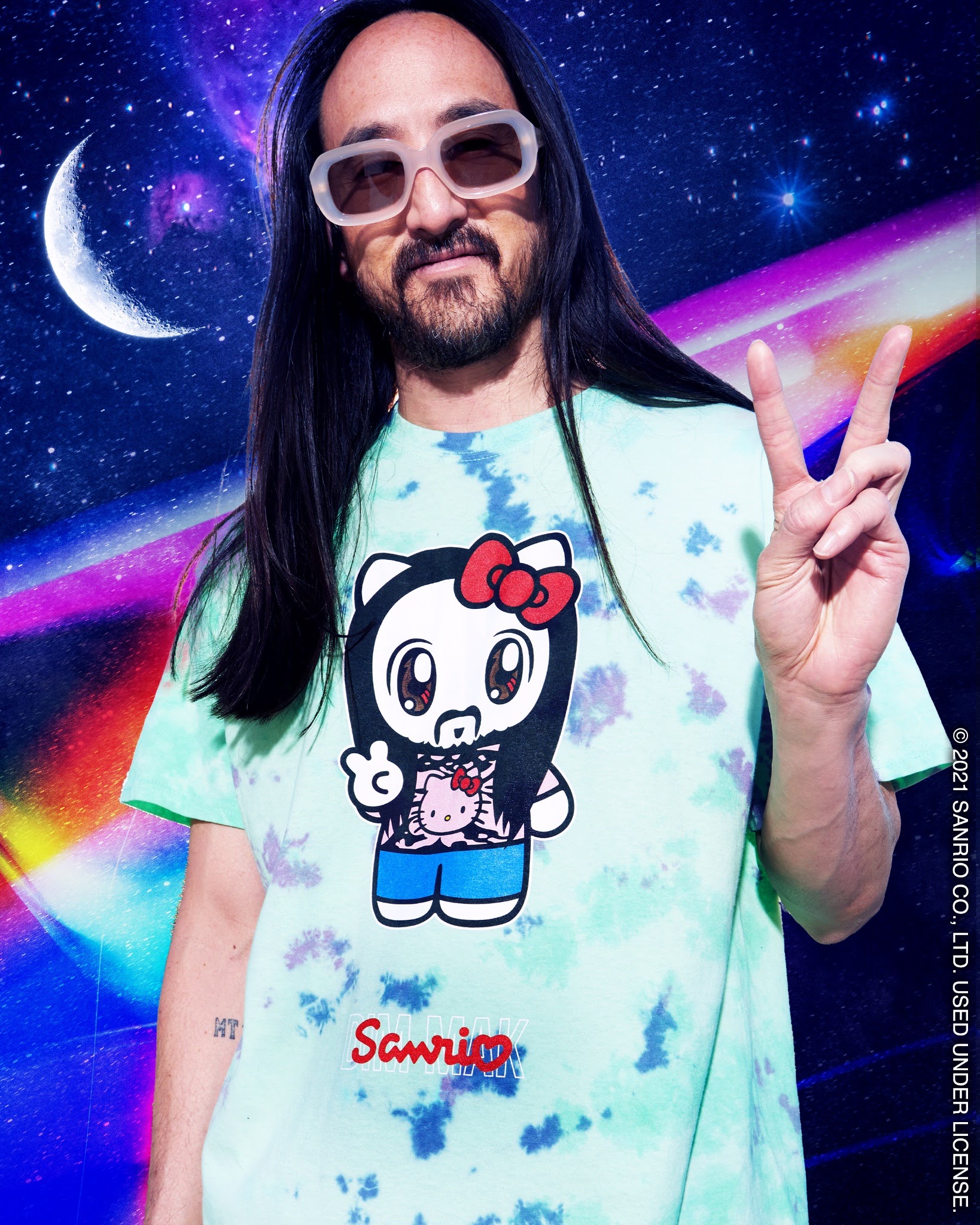 Sanrio x Steve Aoki's Dim Mak Debut "Hello Aoki" In Second Apparel Collaboration Out Now - Vimarsana News