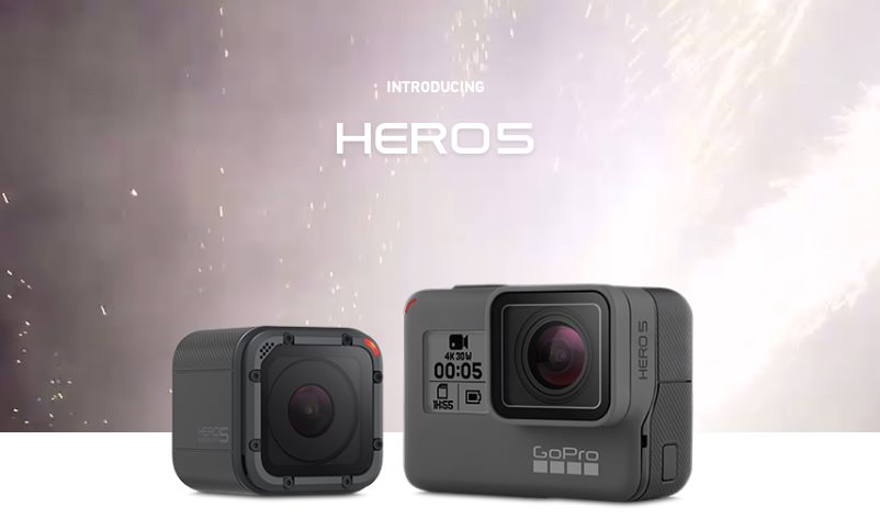 GoPro HERO 5 正式發表！Black 與 Session 支援語音聲控、機身防水