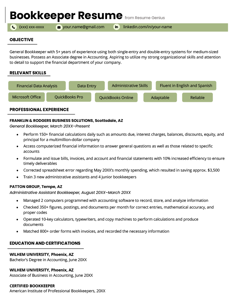 Greatsampleresume has great billing collections cover letter examples. Bookkeeper Cover Letter Sample Resume Genius