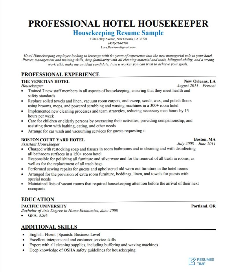 Bio, profile, job descriptions, responsibility, . 100+ Free Resume Samples & Examples at ResumesTime