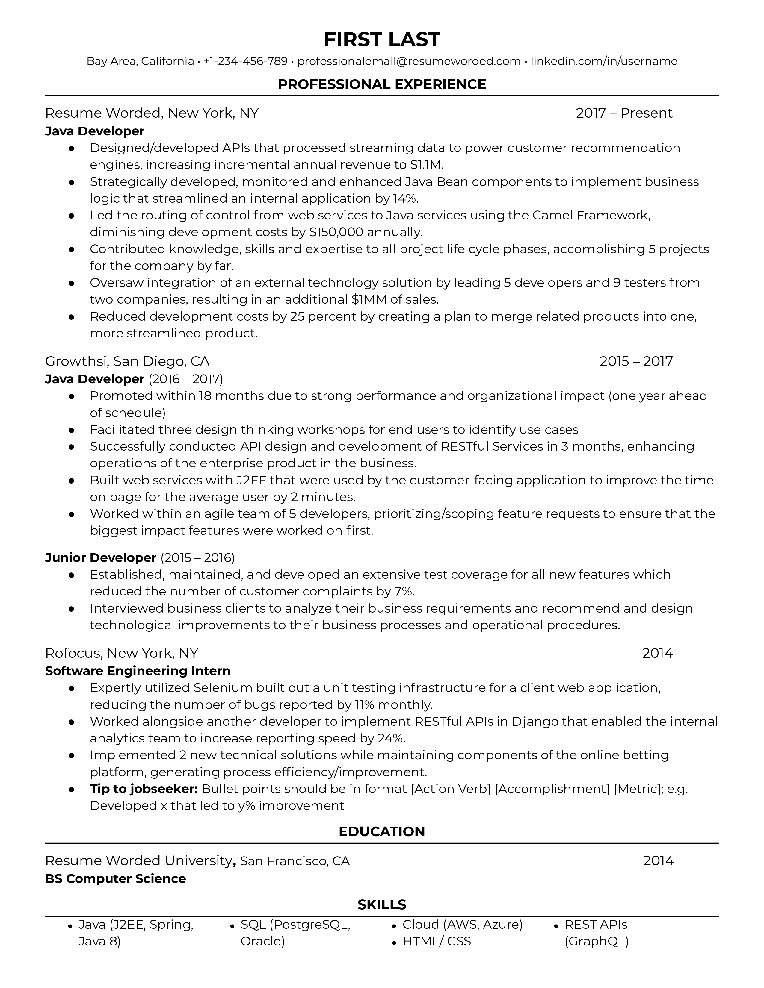 I am writing to respond to your recent advertisement in the examiner for the&nbsp;. 5 Java Developer Resume Examples For 2022 Resume Worded
