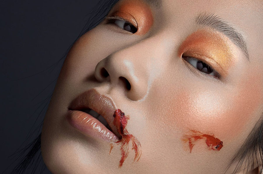 makeup photography idea